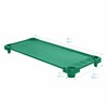 ECR4Kids Stackable Kiddie Cot, Standard Size, Classroom Furniture, Ready-To-Assemble, Green,