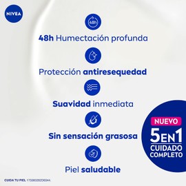 NIVEA Body Crema Corporal humectante Soft Milk (100 ml), 48 horas de Humectación y Suavidad Profunda con manteca de Karité ideal para Piel Seca