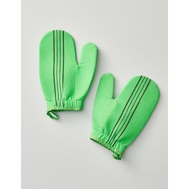 Weshin [웨신] 때타올 벙어리장갑 타입 2개입 [Weshin] Exfoliating Towel Mittens Type, 2 Pieces