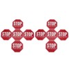 BuyWeek Warning Stickers, Set of 2 Floor Stop Sign Stickers