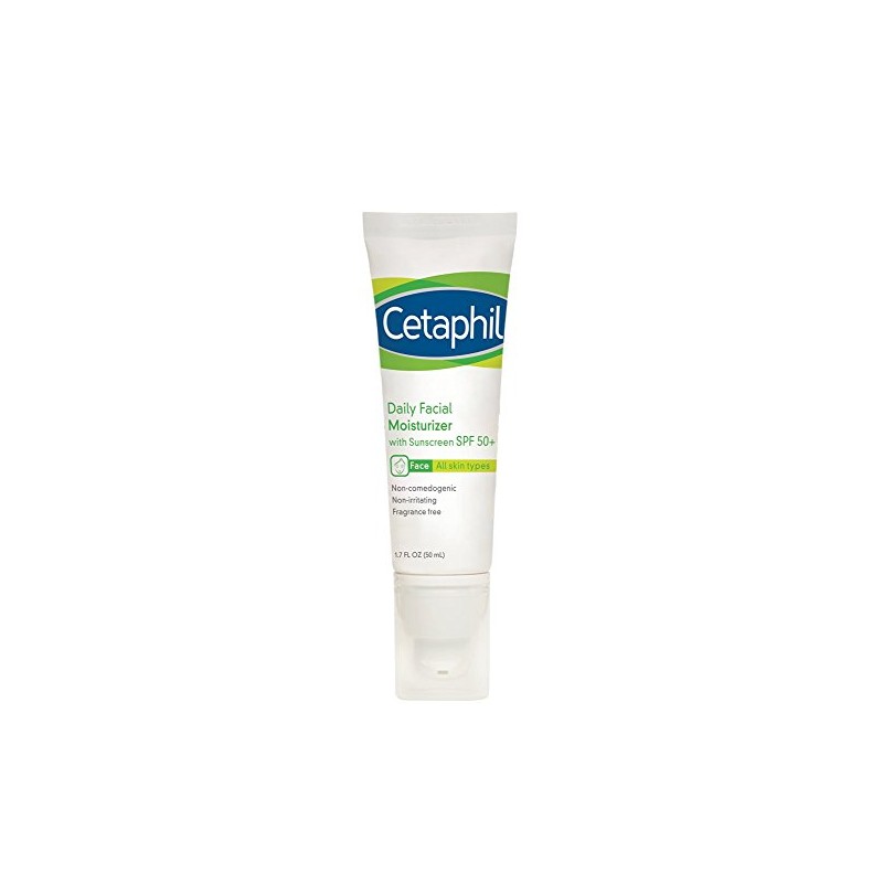 Cetaphil Daily Facial Moisturizer with Sunscreen, SPF 50+, 1.7 Fluid