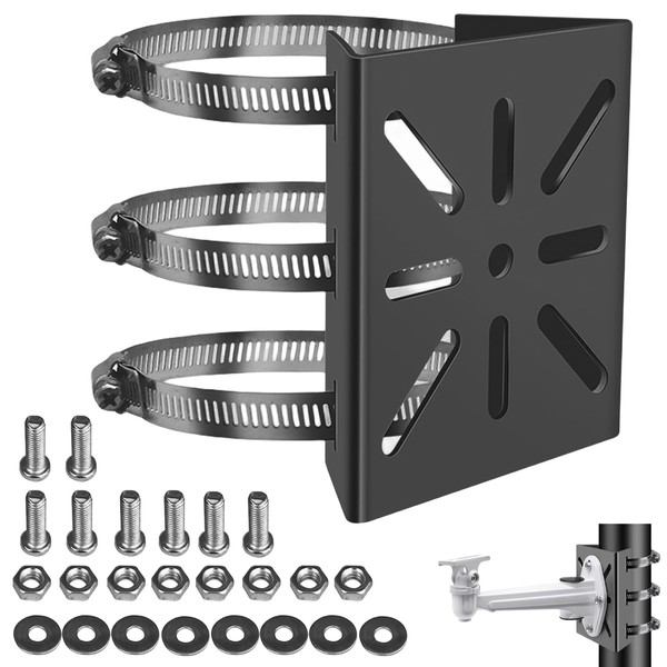 Mast Mount: Vertical Mast Mount 3 Loops Stainless Steel Corner
