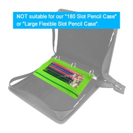 3 Ring Pencil Pouch - 5 Pack Zippered Binder Pen Pouch Pencil Case Holder High Capacity Organizer Bag with Clear Window for Office School Supplies by YOUSHARES