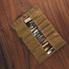 Tourbon Waxed Canvas Roll Up Pouch 15 Pockets Hand Tools