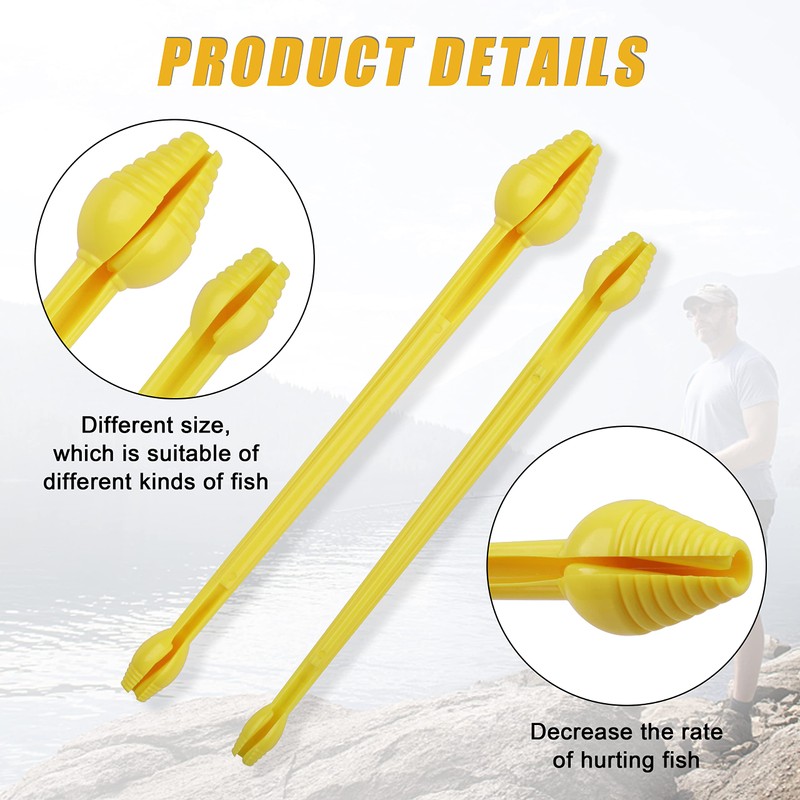 Fishing Hook Disgorger Snelled Fish Hook Remover Tool Plastic Portable