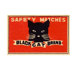 Nakamura Match Retro Label Can Match Cat Series 001