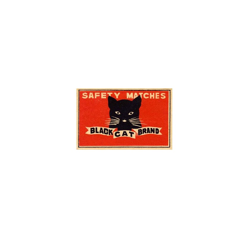 Nakamura Match Retro Label Can Match Cat Series 001
