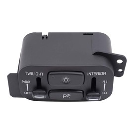 Brock Replacement Headlight Switch Dimmer Brights Lever Compatible with 2000-2005 Lesabre 25740989