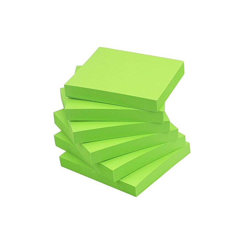 Early Buy 3x3 Sticky Notes Color Self-Stick Notes 6 Pads/Pack