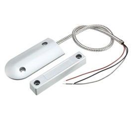 sourcing map Magnetic Reed Switch Alarm Roller Door Contact with 3 Wire for N.O./N.C. OC-60