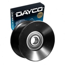 Dayco Grooved Pulley Drive Belt Idler Pulley compatible with Ford F-250 Super Duty 6.7L V8 2011-2019