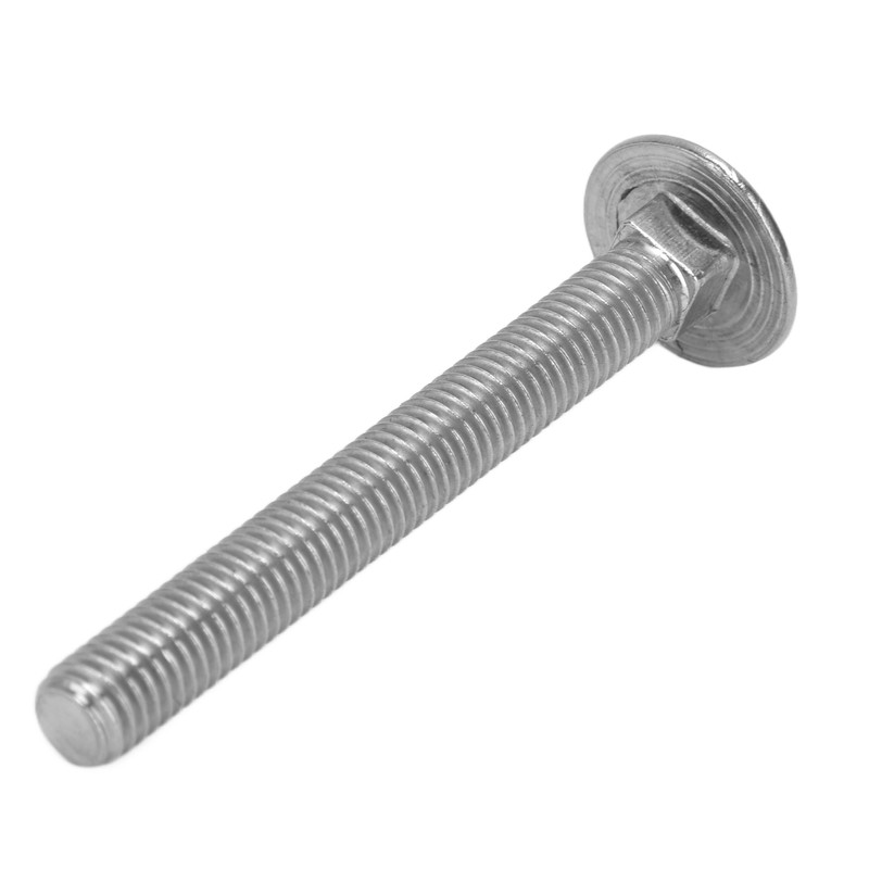 30Pcs M8x1.25 Screw Bolt A2 Stainless Steel Cup Square Coarse