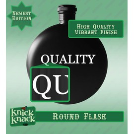 Knick Knack Gifts Rake Leaves - 5oz Round Drinking Alcohol Flask