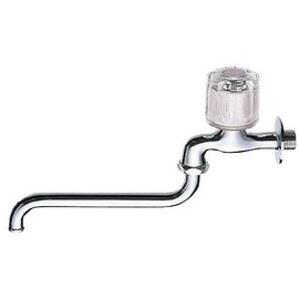 SANEI JA10JC-13-R [Universal Faucet] Nominal 13 Crystal Handle Red with POS