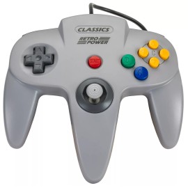 Retro Power N64 USB Controller (4-player pack) with 10' USB Extension Cables