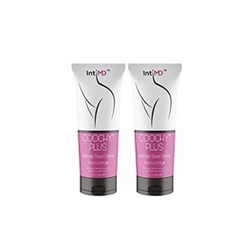 IntiMD COOCHY PLUS (2 Pack) Intimate Shave Cream Rash-Free With MOISTURIZING+ 8oz