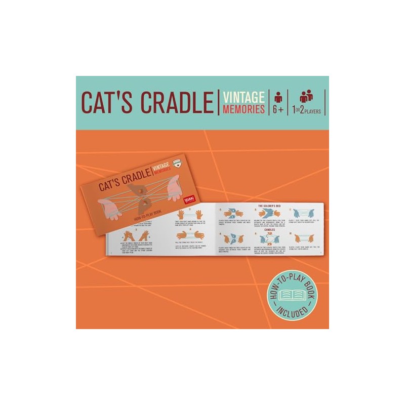 Legami - Gioco del Filo Ripiglino Cat's Cradle, Finger Twist,