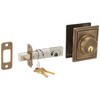 Schlage Lock Company B60ADD609 Series Deadbolt Addison Rose Single Cylinder