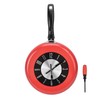 Frying Pan Wall Clock Aluminum Kitchen Pot Decorative Hanging Clocks