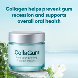 Collagen Tooth Powder, Collagum Smile Strengthening Collagen Powder for Gums, Hydroxyapatite Toothpaste Care Powder Protect Gum for Teeth