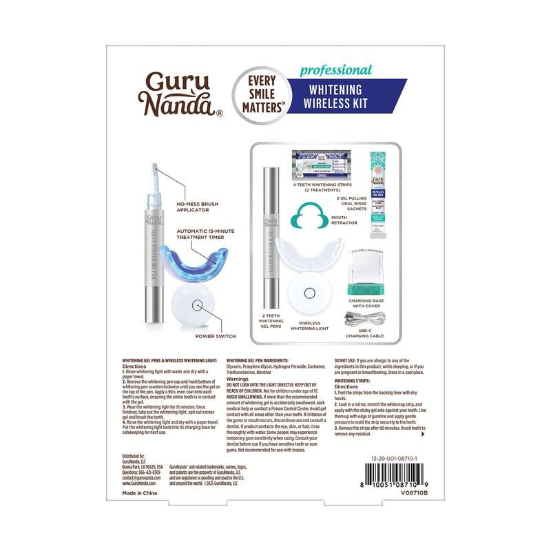 GuruNanda Professional Whitening Wireless Kit