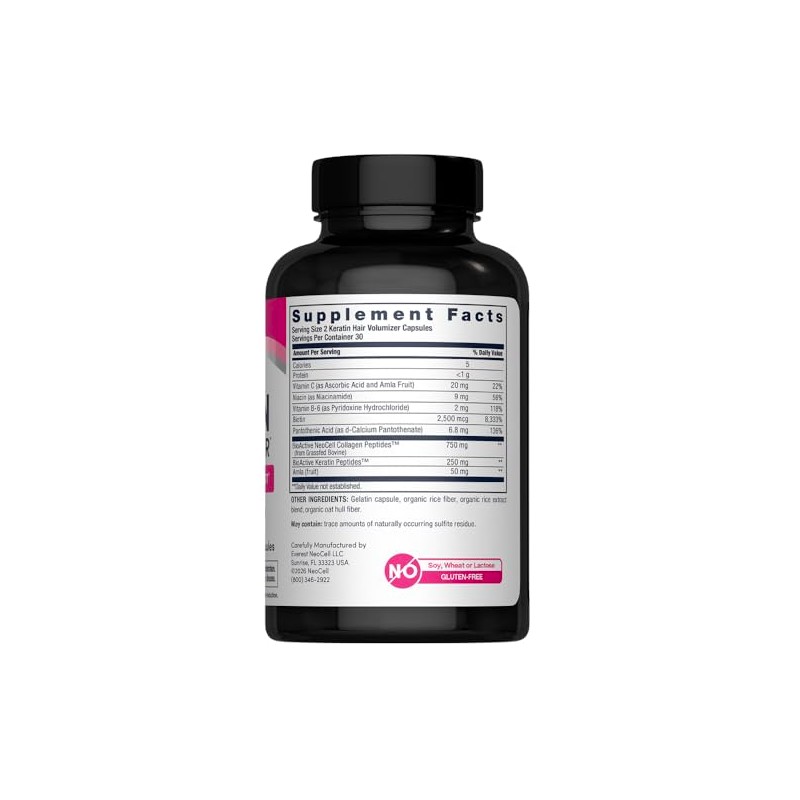 Neocell Keratin Hair Volumizer (1x60cap)