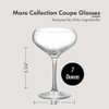 Orrefors More Coupe 7 Fl. Oz. Cocktail Glasses - Set
