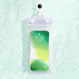 Waterproof Smartphone Pouch for Water Activities Phone Black 6ea