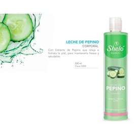 Crema Corporal Leche De Pepino 530ml Humecta Y Purifica