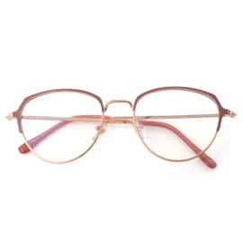 Foster Grant Styles for Y.O.U. Los Angeles Blue Light Glasses For Women, Rose Gold, Lens Width: 52 mm, Bridge: 19 mm, Arm: 145 mm