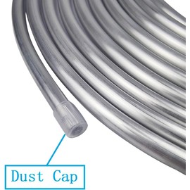 TUBPRO 3/8 Fuel Line, 25FT Transmission Line, 3003 Grade Aluminium Tubing for Brake Line, Metal Gas Line, Refrigeration Equipment