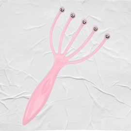 Portable Scalp Massager Acupressure Device Beauty Spa Massager Pink 8ea