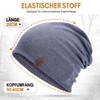 Hamuni Women's/Men’s Slouch Beanie Hat, Elastic, Soft, Comfortable Jersey Hat,