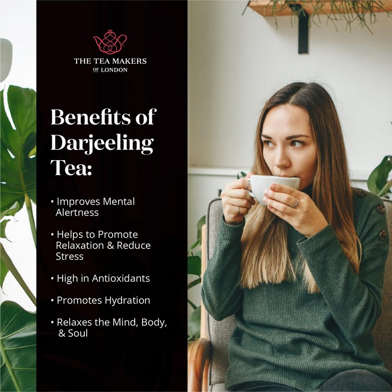 Darjeeling Tea Loose Leaf - Natural First-Flush Indian Black Tea