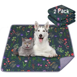 Washable Pee Pads for Dogs, 2 Pack Super Absorbent pee pads for dogs Reusable pee pads for dogs large 100% Waterproof puppy pads pet training pads for Potty, Playpen, Crate, Sofa, Car, 34'' x 36''