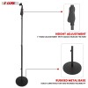 5Core Universal 35 57\" Height Adjustable Microphone Stand Hand Clutch