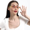 KoKoBin 4-Pack Mini Small Round Reading Glasses Comfortable Readers for