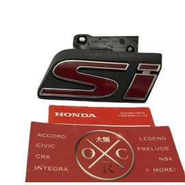 Honda New OEM 2012-13 Honda Civic Si Coupe Front Grille Emblem Badge Genuine FG4