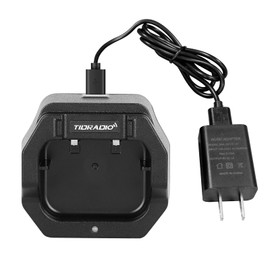 TIDRADIO TD-H3 Plus Radio GMRS Ham Radio Desktop Charger with Type C Charger Cable and US Adapter - 1 Pack