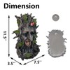 Tree Face Sculpture, Funny Old Man Tree Hugger Statue, Creative
