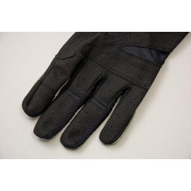 Rosso Style Lab Motorcycle Gloves, Military Mesh Gloves, All Black, XS