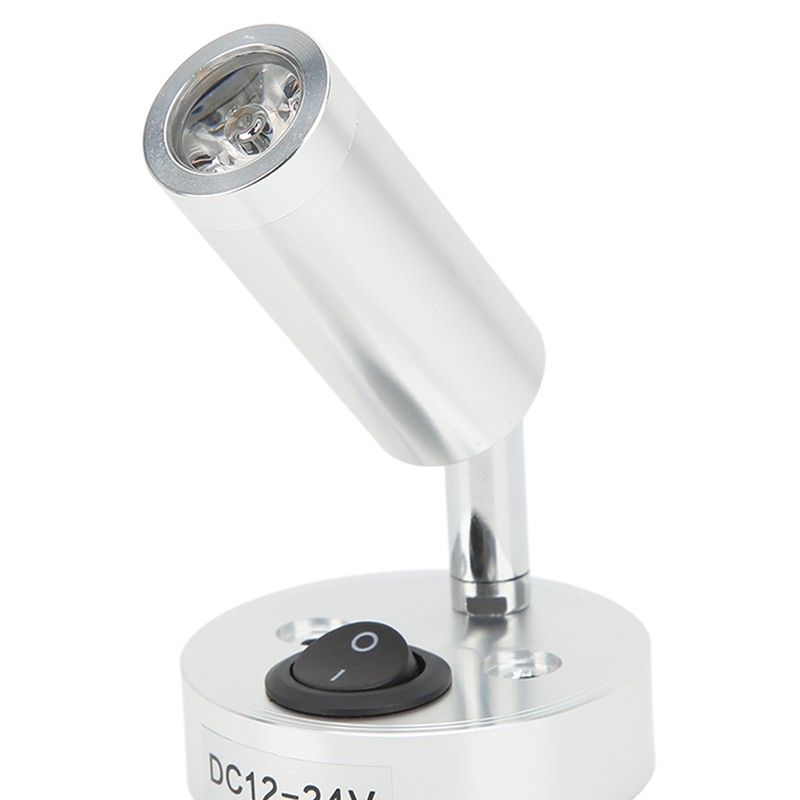 RV Bedside Reading Light Rotatable Wall Mount LED Spot Reading