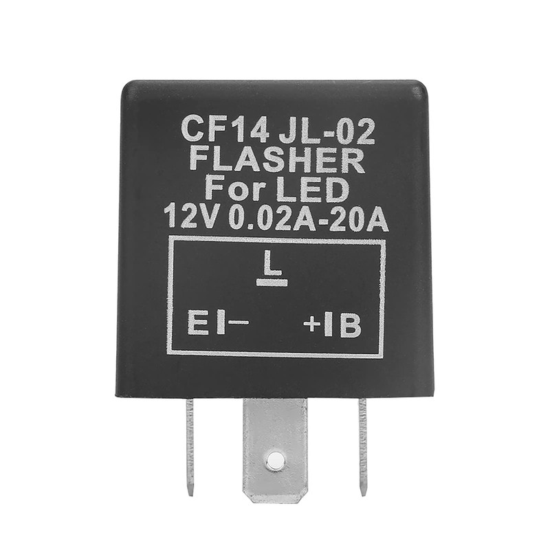 KooingTech LED Flasher Relay, CF14 JL 02 12V LED Indicator