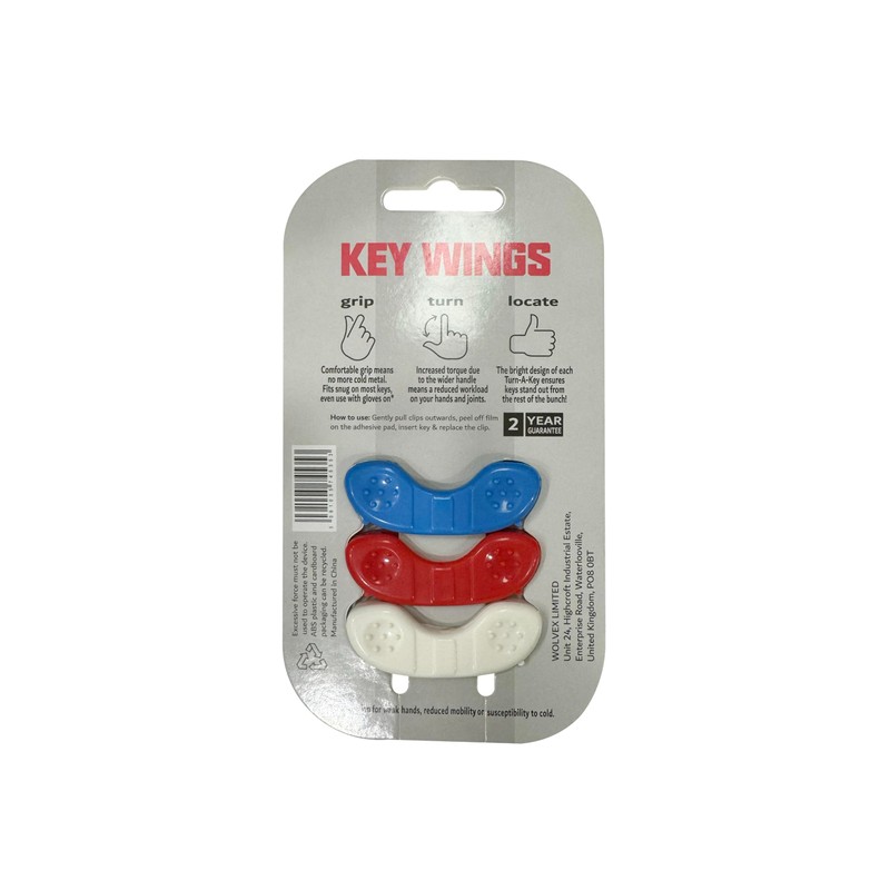 Wolvex ® Key Turner for Arthritis - Pack of 3,