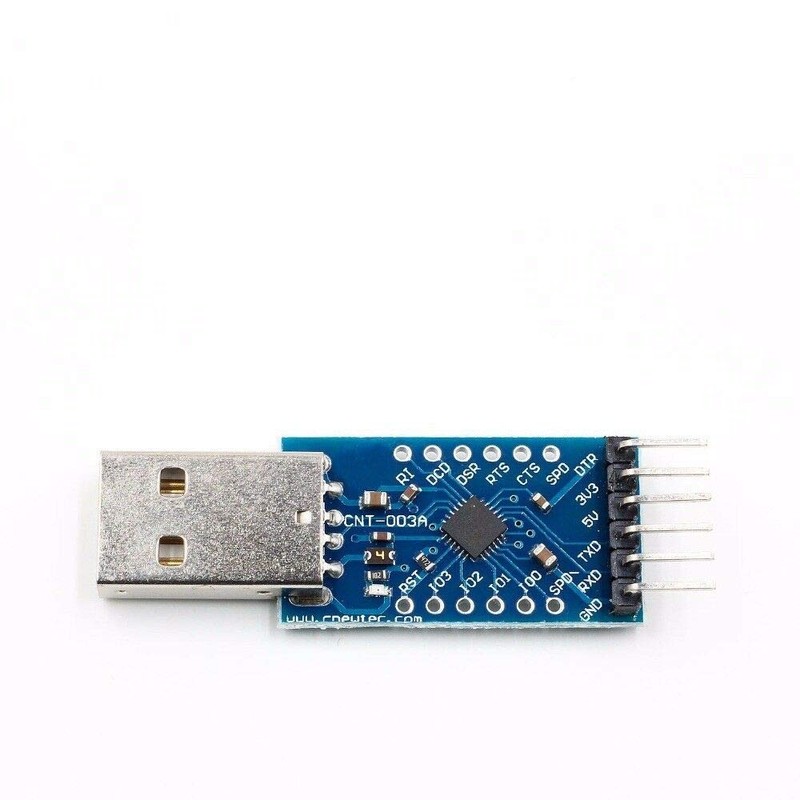 TECNOIOT CP2104 USB to RS232 TTL UART 6PIN Connector Module