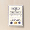 RED OCEAN Novelty Gift For Uncle Print Funny Humour Uncle