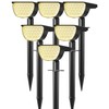 GKGG Solar Lights Outdoor Waterproof IP65, 76 LED 3 Lighting