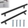 Ohling 2 Pcs Black Handles Cupboard Door Handle Pulls, 160mm