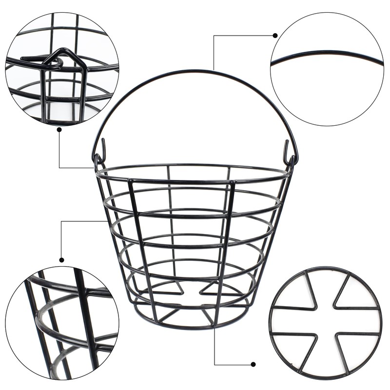 Crestgolf Ball Basket Golf Basket 50 Balls Golf Practice Ball
