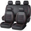 CAR PASS Universal FIT Piping Leather Car Seat Cover, for